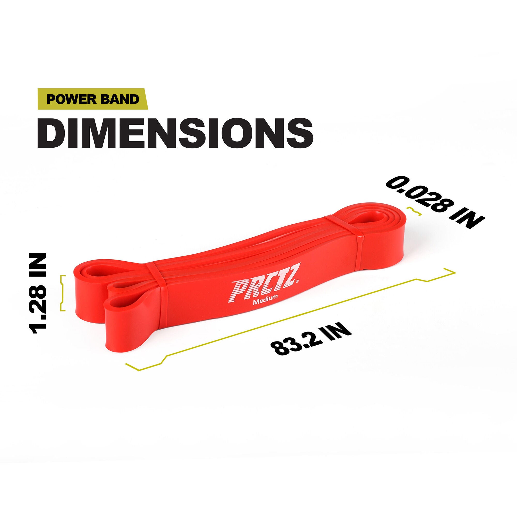 PRCTZ Essential Resistance Power Band Medium GNC